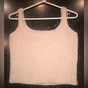 SKIMS COZY KNIT TANK SIZE S/M IN SHADE DUSK TEDDY COMFY ATHLEISURE LOUNGEWEAR